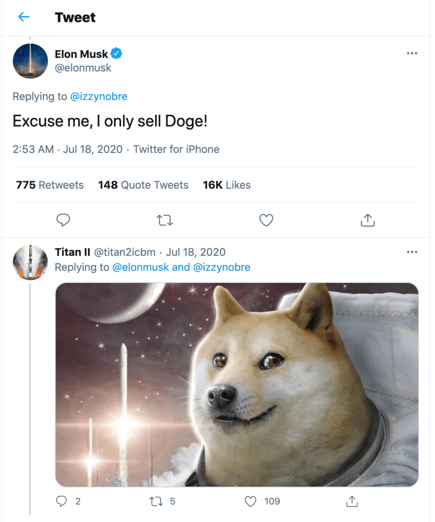 dogecoin elon musk