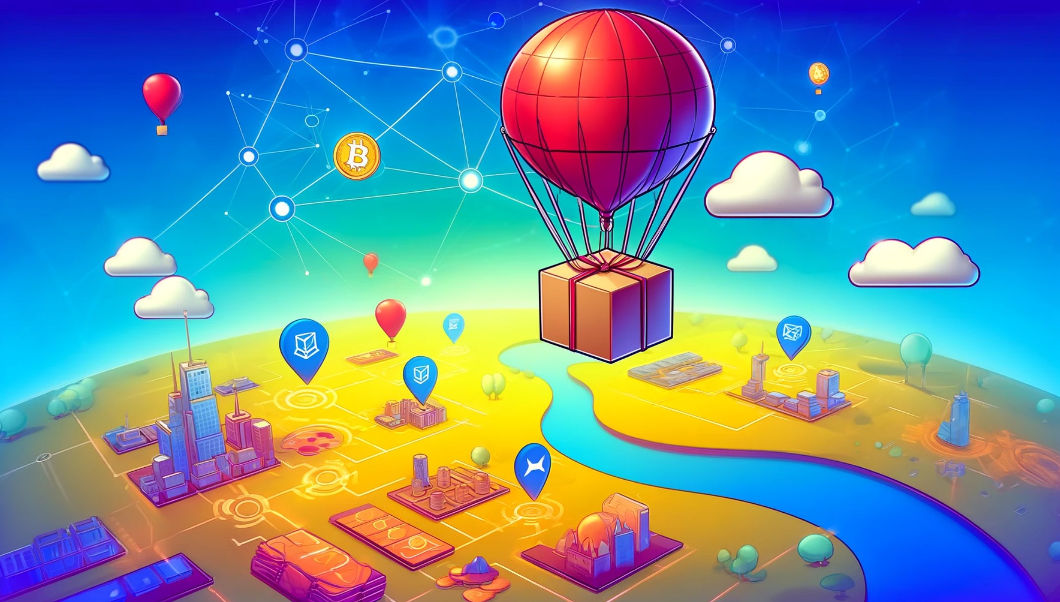 Airdrops for decentralized finance