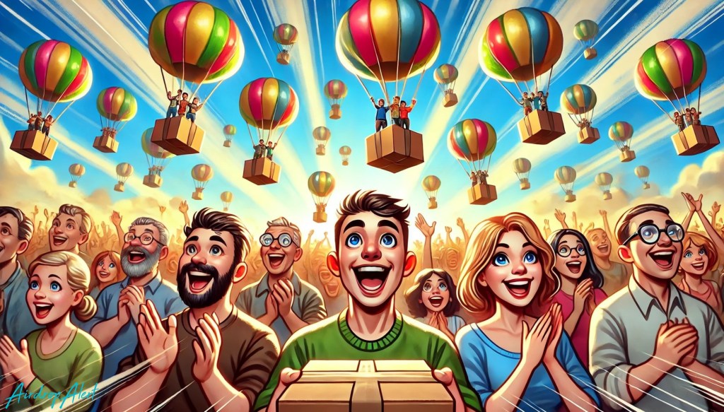 positive market sentiment airdrops