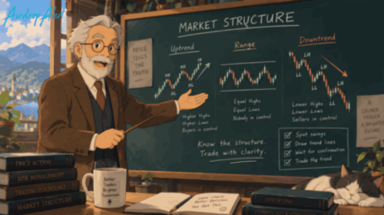 market structure and trend lines guide