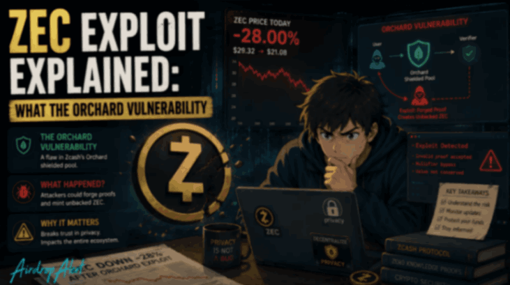 jpeg optimizer zec exploit zcash orchard vulnerability