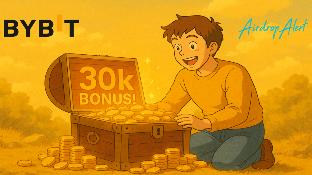 Bybit 30k Bonus airdrop alert
