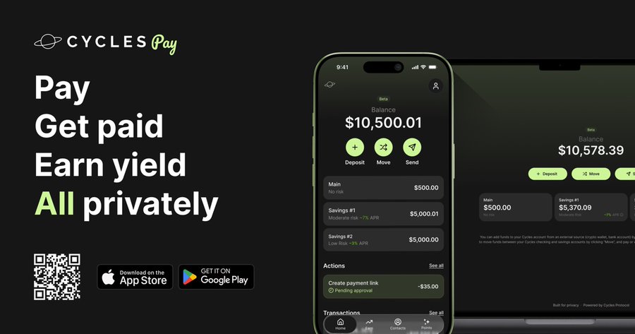 Cycles Pay Airdrop: Stack Private Payment Points